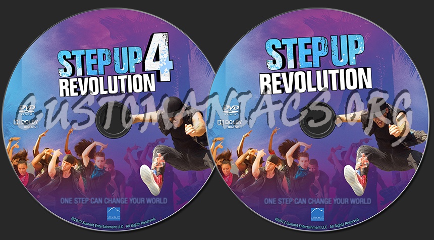 Step up 4 Revolution dvd label