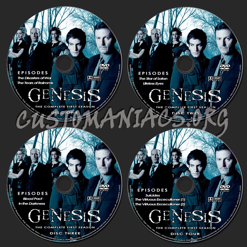 Genesis - Season 1 dvd label