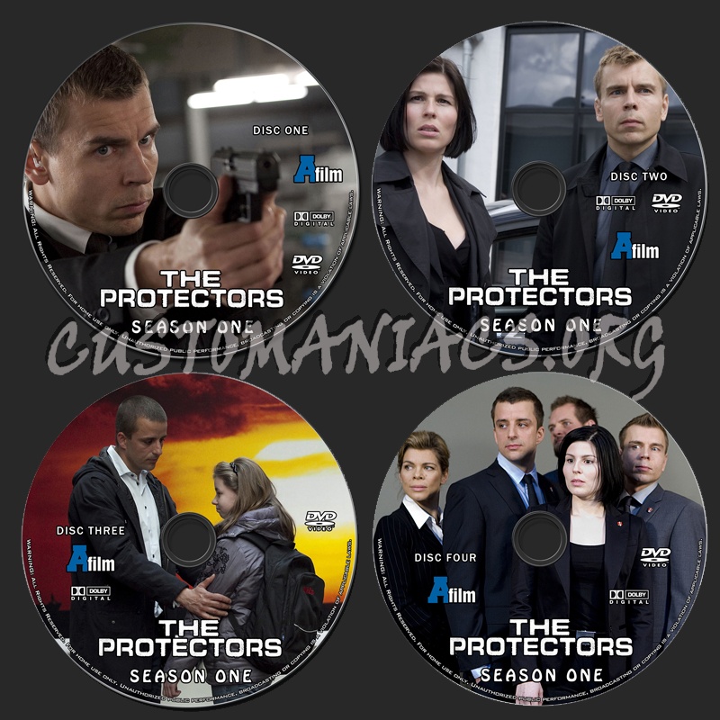 The Protectors - Season 1 dvd label