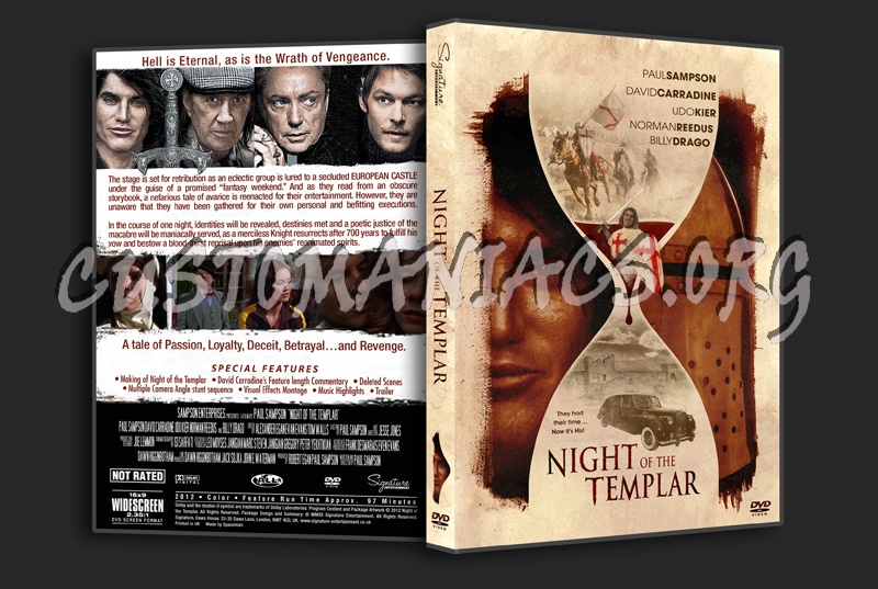 Night of the Templar dvd cover