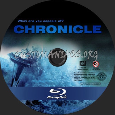 Chronicle blu-ray label