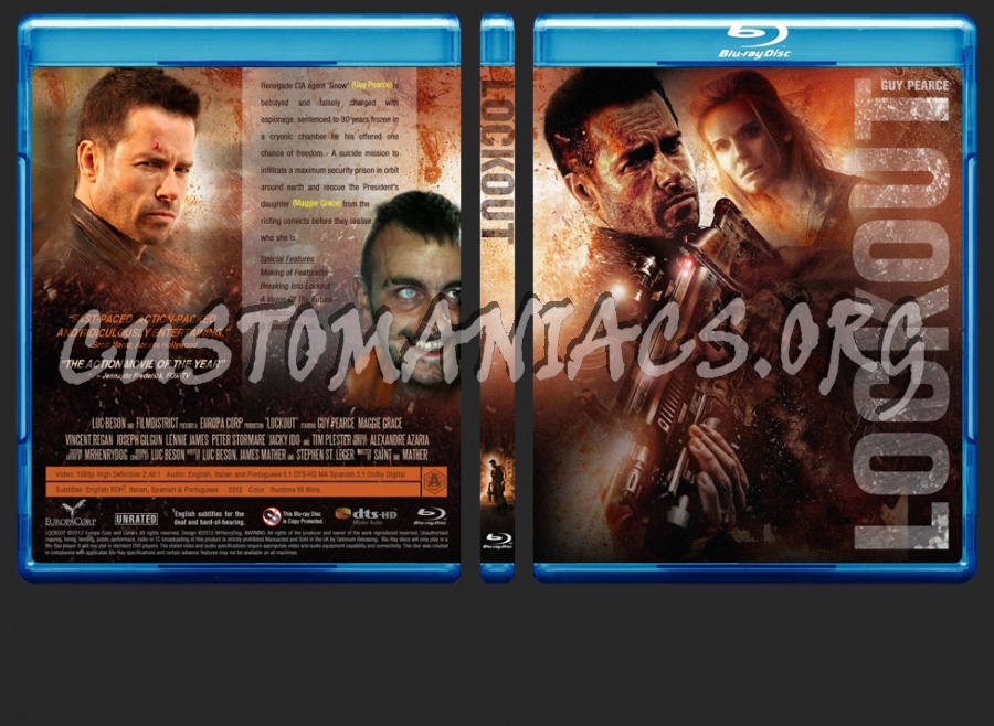 Lockout blu-ray cover