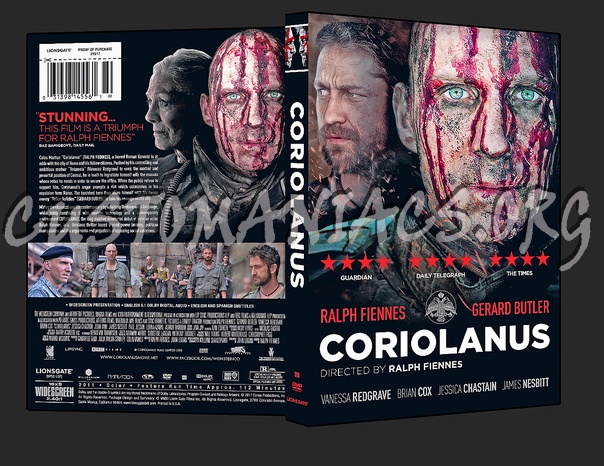 Coriolanus dvd cover