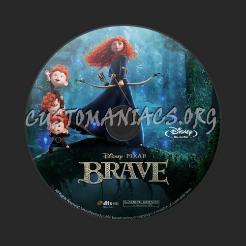 Brave blu-ray label