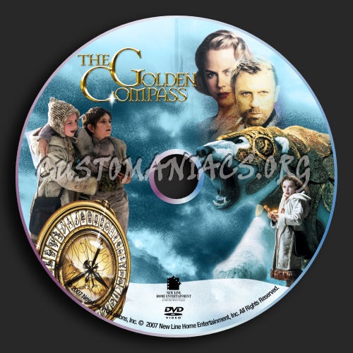 The Golden Compass dvd label