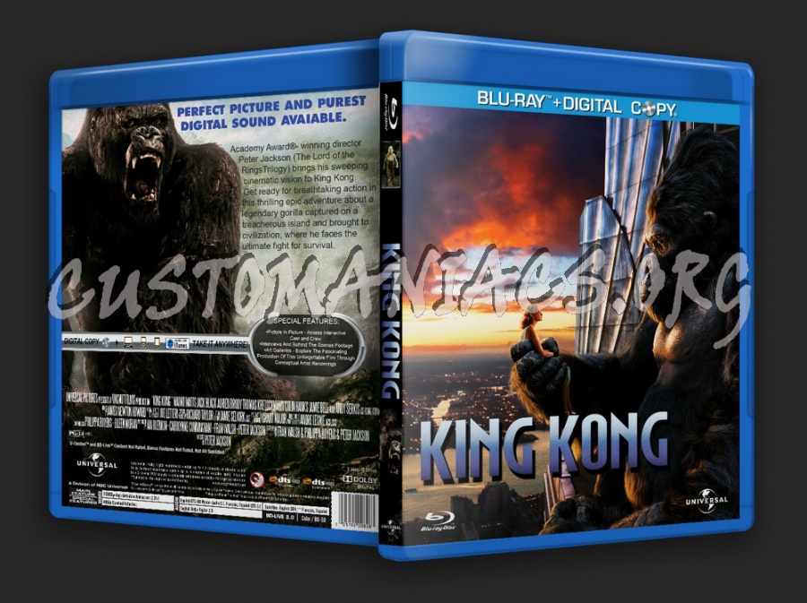 King Kong blu-ray cover