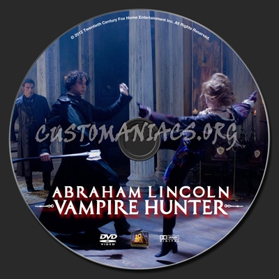 Abraham Lincoln Vampire Hunter dvd label