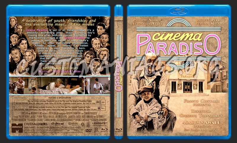 Cinema Paradiso blu-ray cover