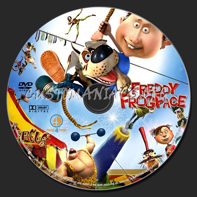 Freddy Frogface dvd label