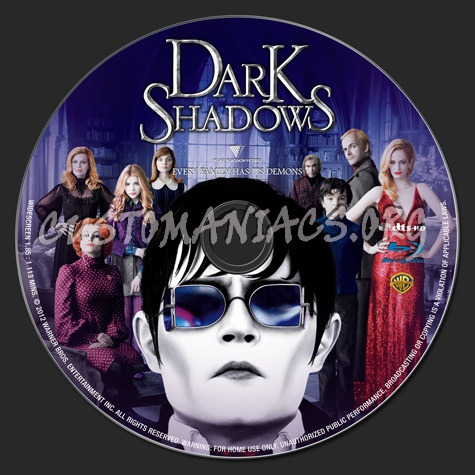 Dark Shadows blu-ray label