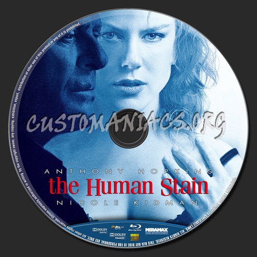 The Human Stain blu-ray label