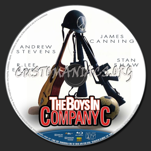 The Boys In Company C blu-ray label