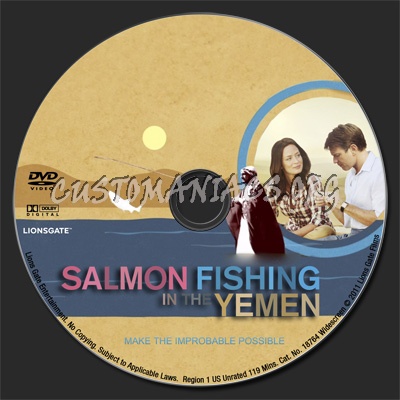 Salmon Fishing in the Yemen dvd label