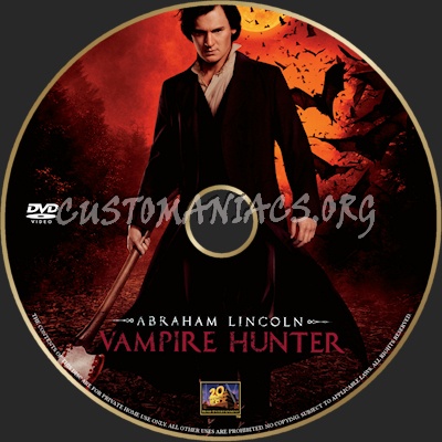 Abraham Lincoln: Vampire Hunter dvd label