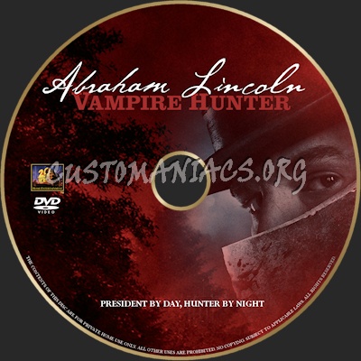 Abraham Lincoln: Vampire Hunter dvd label