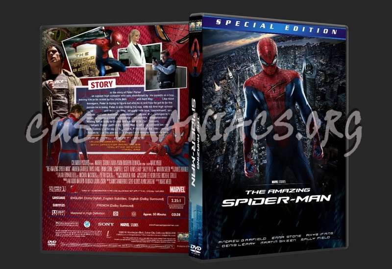 The Amazing Spider-Man dvd cover