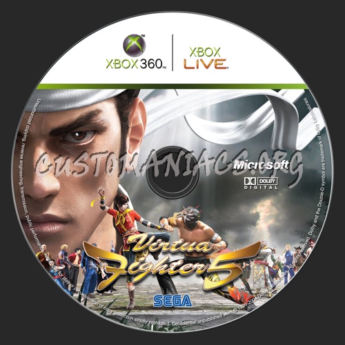 Virtua Fighter 5 dvd label