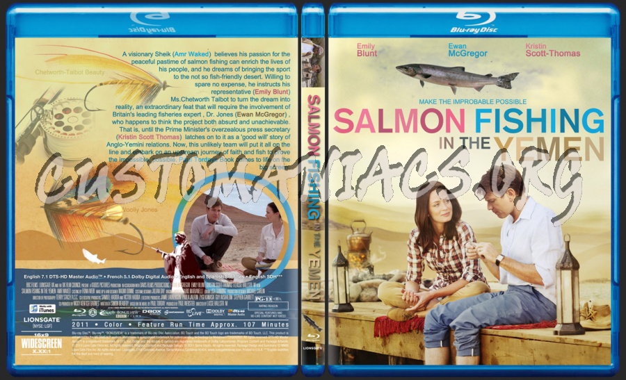 Salmon Fishing in the Yemen blu-ray cover