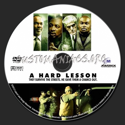 A Hard Lesson dvd label