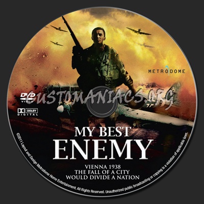 My Best Enemy dvd label