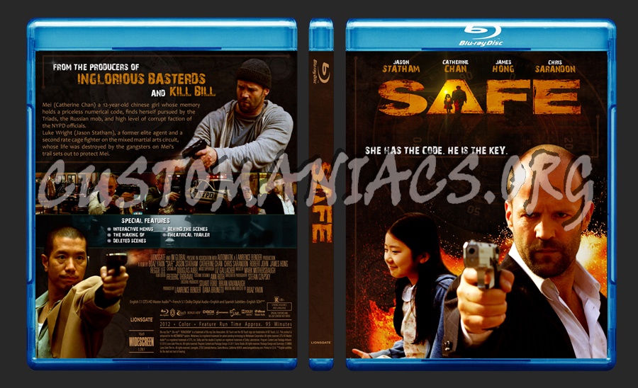 Safe blu-ray cover