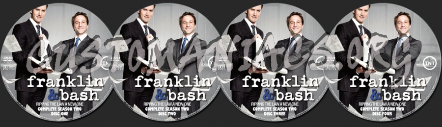 Franklin and Bash Season 2 dvd label