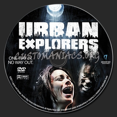 Urban Explorers dvd label