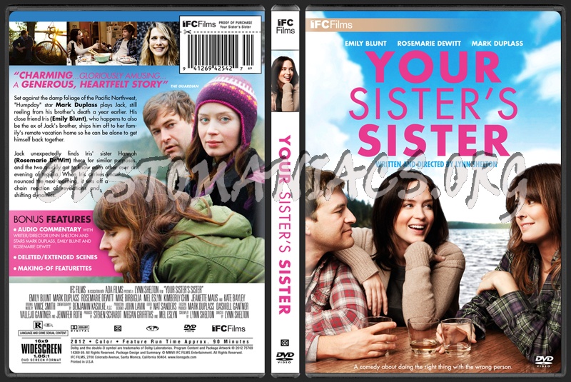 Your Sister's Sister dvd cover