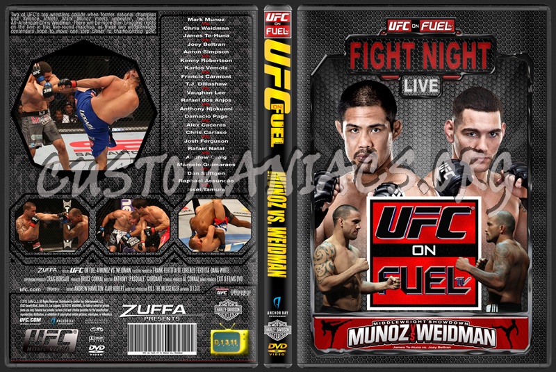 UFC on FUELtv 4 Munoz vs Weidman dvd cover