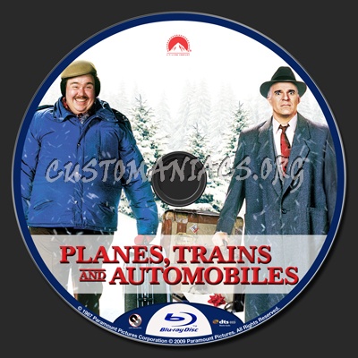 Planes, Trains And Automobiles blu-ray label