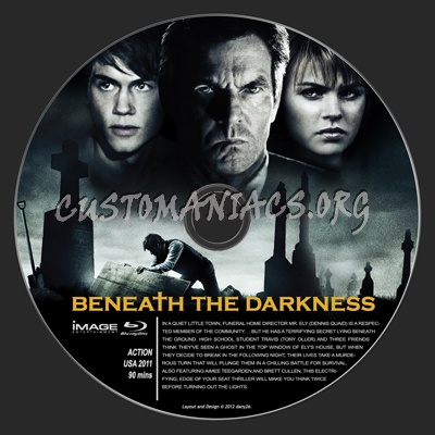 Beneath The Darkness blu-ray label