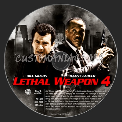 Lethal Weapon 4 blu-ray label - DVD Covers & Labels by Customaniacs, id ...