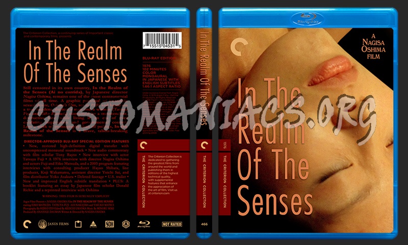 466 - In The Realm Of The Senses blu-ray cover