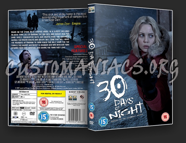 30 Days of Night dvd cover