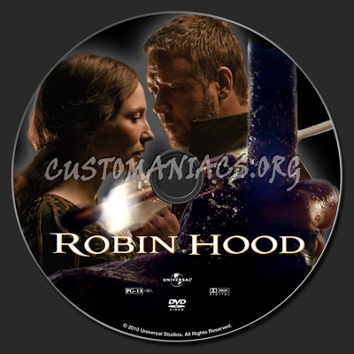 Robin Hood dvd label