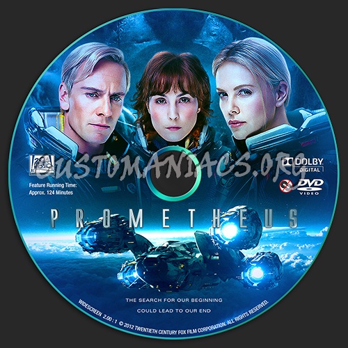 Prometheus dvd label