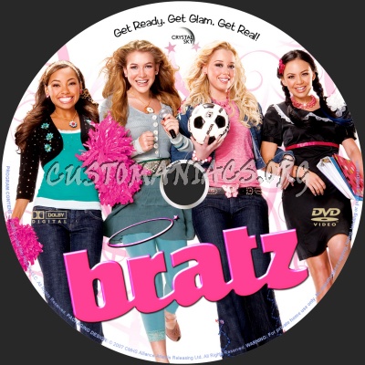 Bratz The Movie dvd label