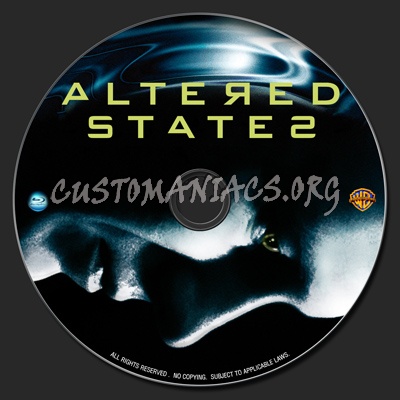 Altered States blu-ray label