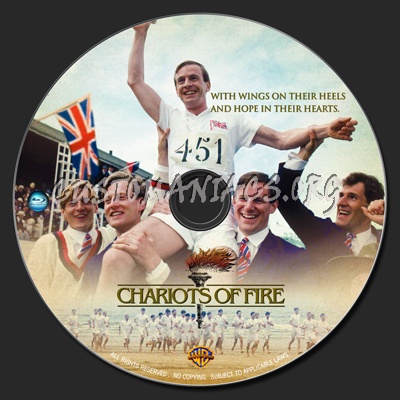 Chariots Of Fire blu-ray label