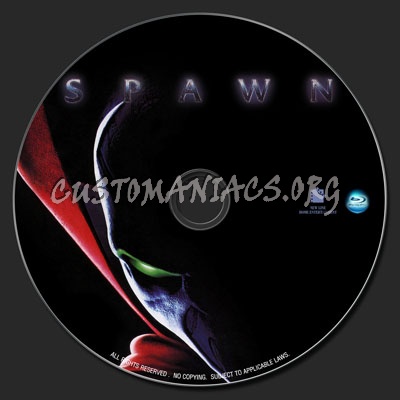 Spawn (1997) blu-ray label