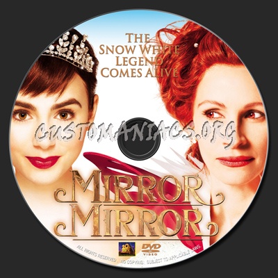 Mirror Mirror dvd label