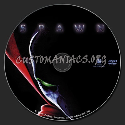 Spawn (1997) dvd label