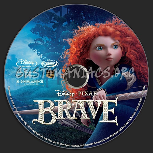 Brave blu-ray label