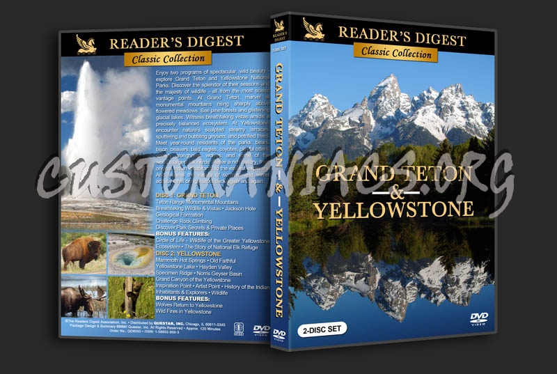 Grand Teton & Yellowstone National Parks dvd cover