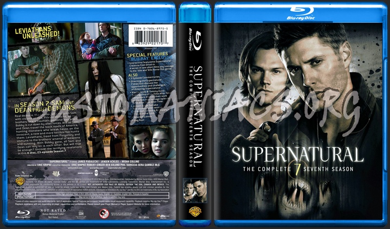 Supernatural : Season Seven blu-ray cover