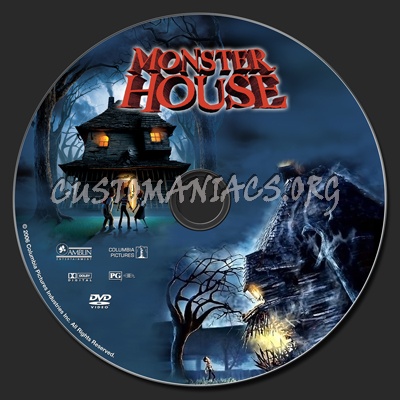 Monster House dvd label