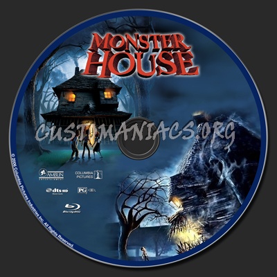 Monster House blu-ray label