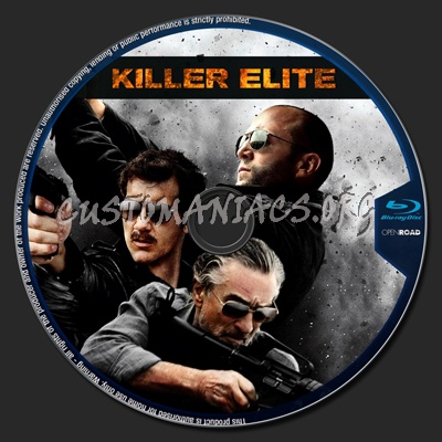 Killer Elite blu-ray label