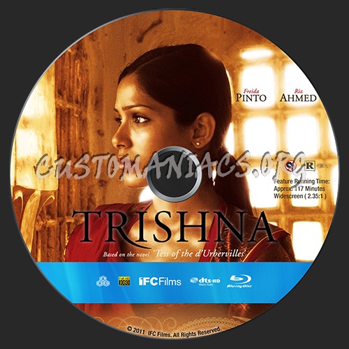 Trishna blu-ray label