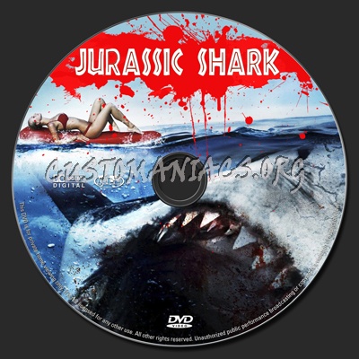 Jurassic Shark dvd label